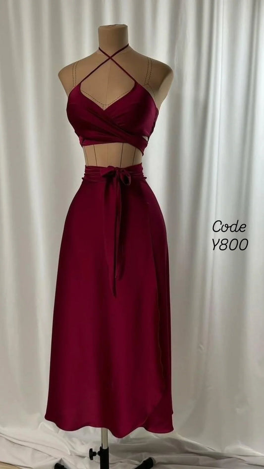 Satin Wrap Lingerie