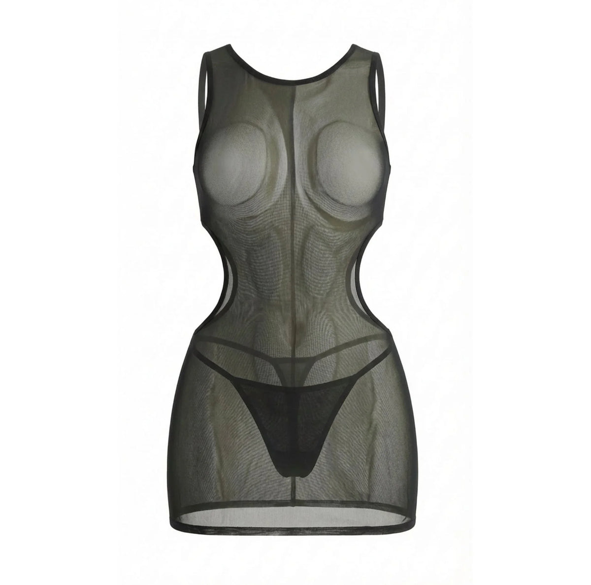 Sheer Cut-Out Bodysuit