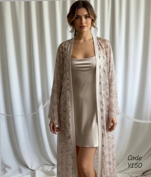 Satin Robe Set